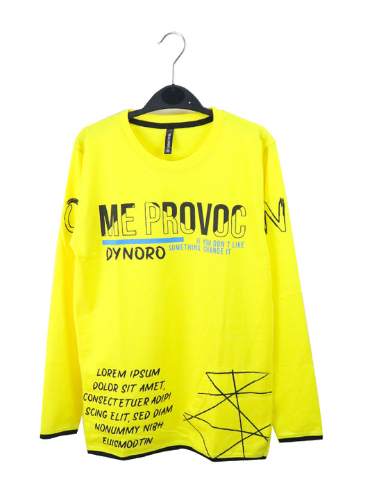 ATT Boys T-Shirt 13 Yrs - 17 Yrs Provoc Yellow