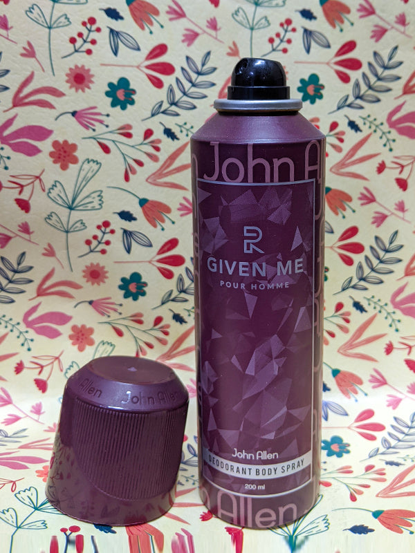 John Allen Given Me Deodorant Body Spray BS10 - 200ML