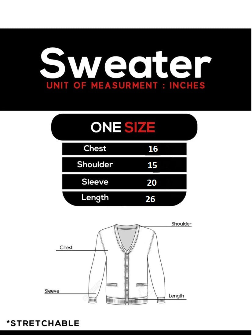 Maroon Rabbit Wool Plain Full Sleeves Sweater For Women WSW78