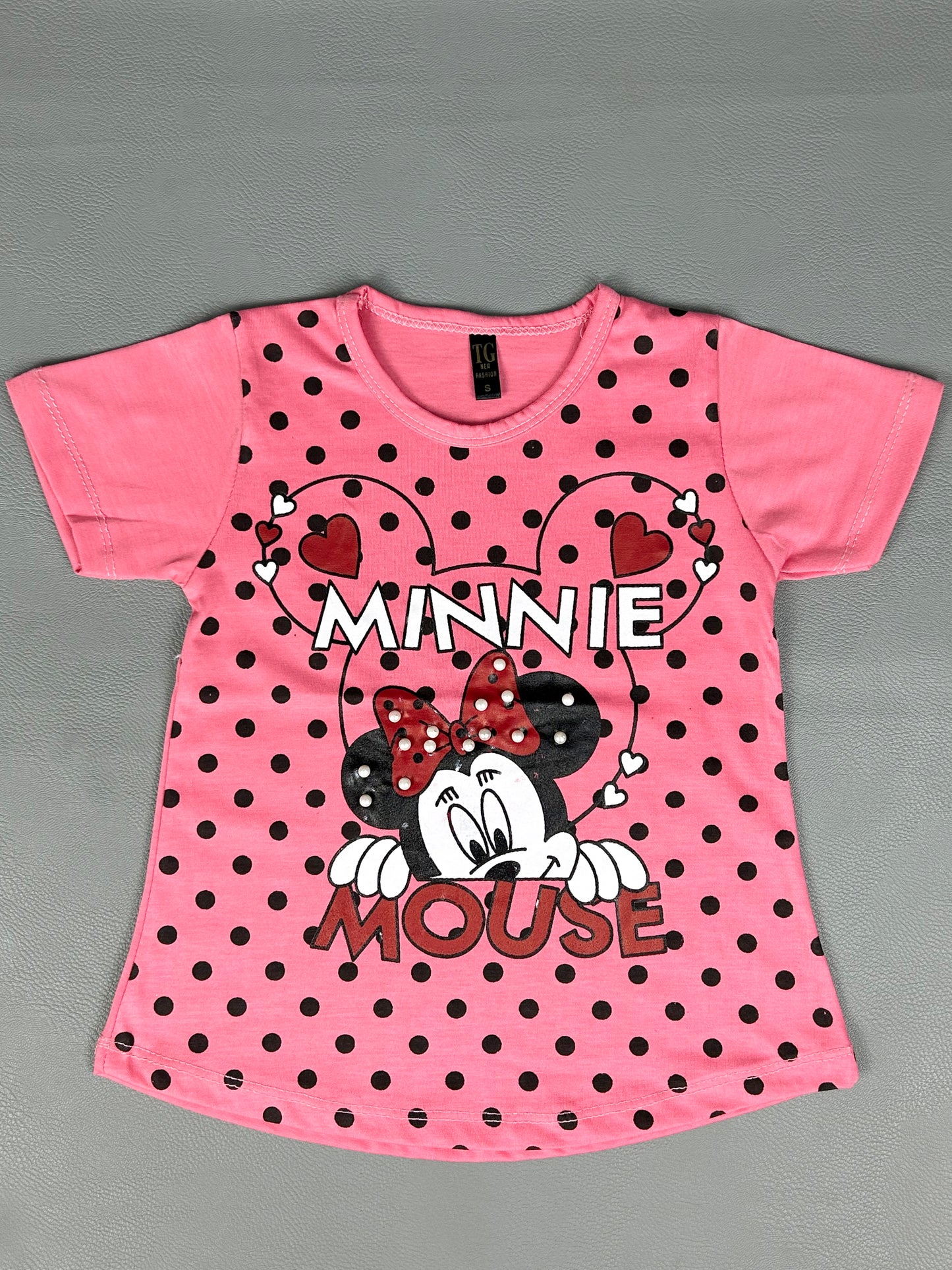 2.5Yrs - 7Yrs Minnie Pink T-Shirt For Girls TB GTS32