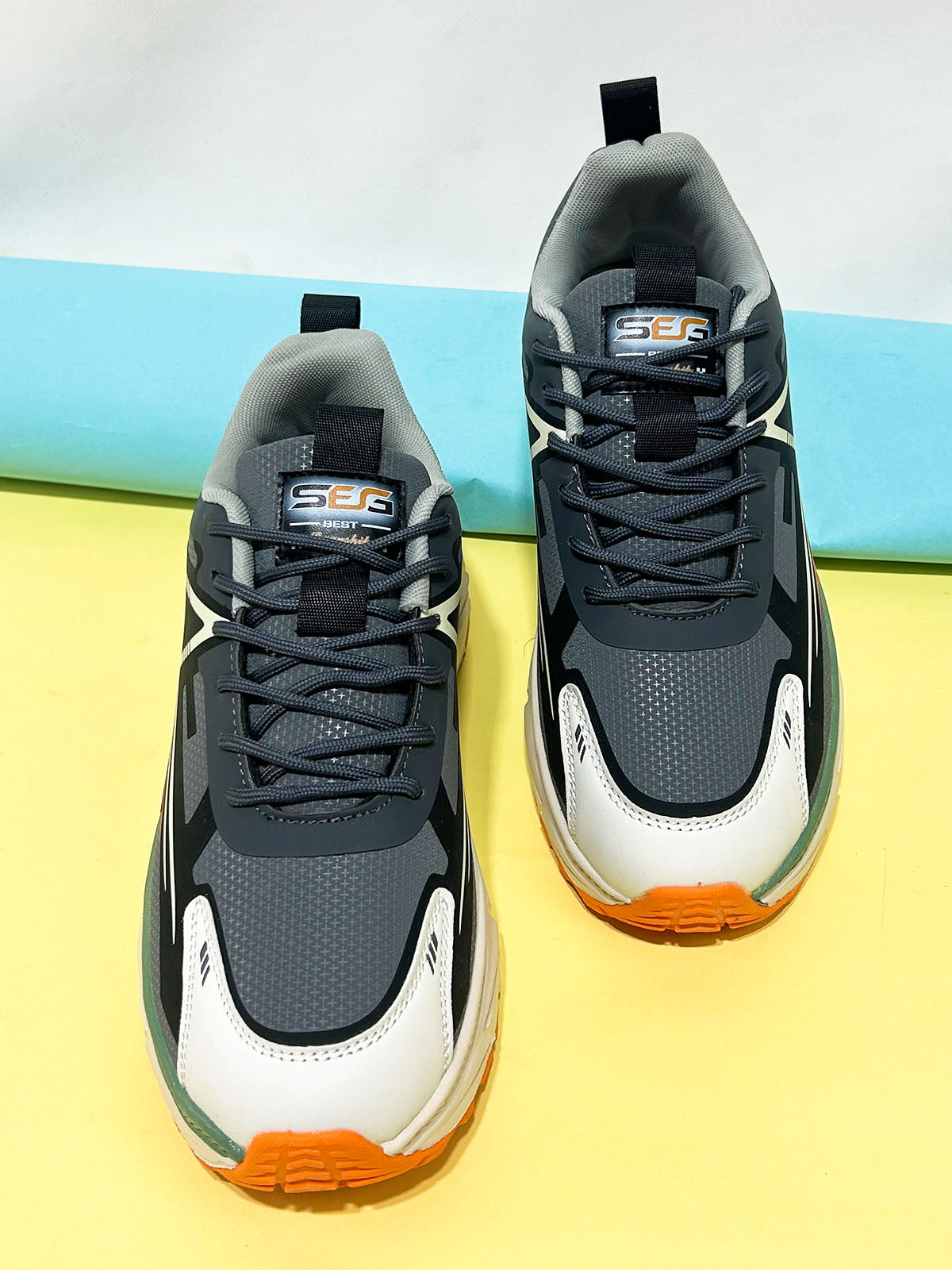 Grey Imported Casual Sneakers For Men MJS241