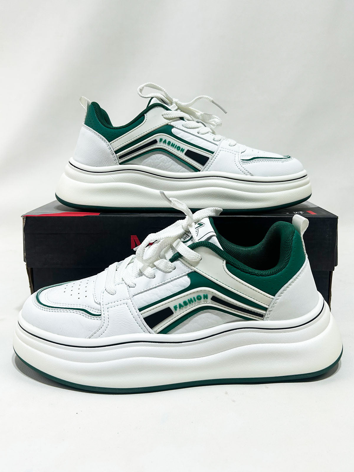 White Imported Casual Sneakers For Men MJS244