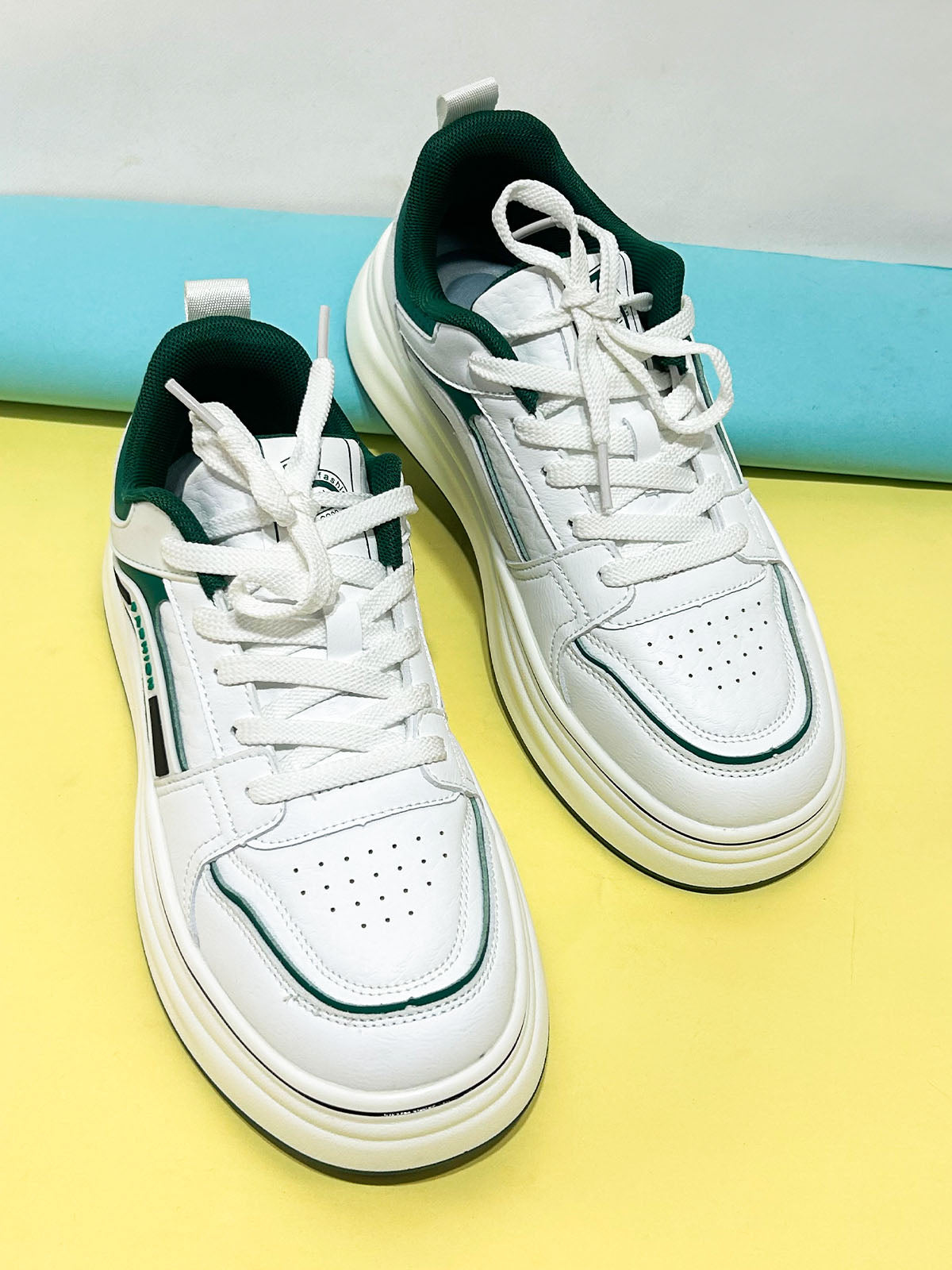 White Imported Casual Sneakers For Men MJS244