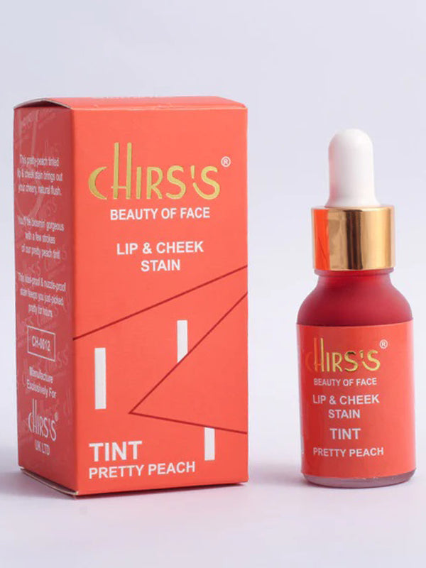 Chirs's Lips & Cheek Stain Tint - Pretty Peach