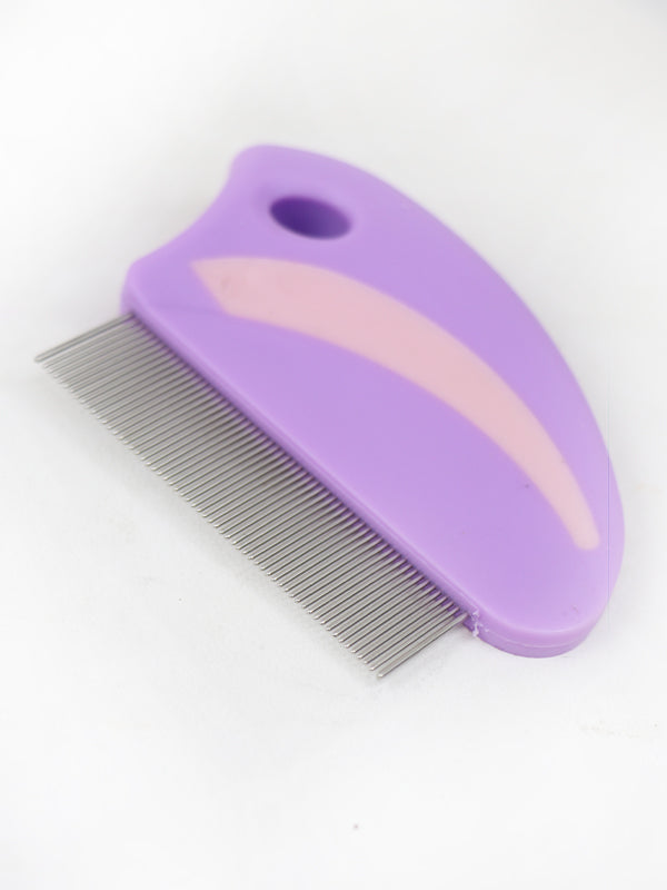 Hair Lice Stainless Steel Comb Handle Brush
