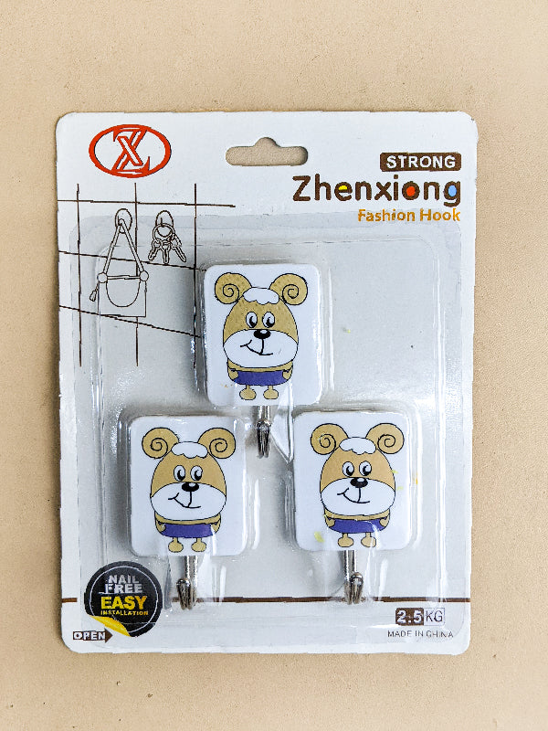 Pack Of 3 Sticky Wall Hooks HK4