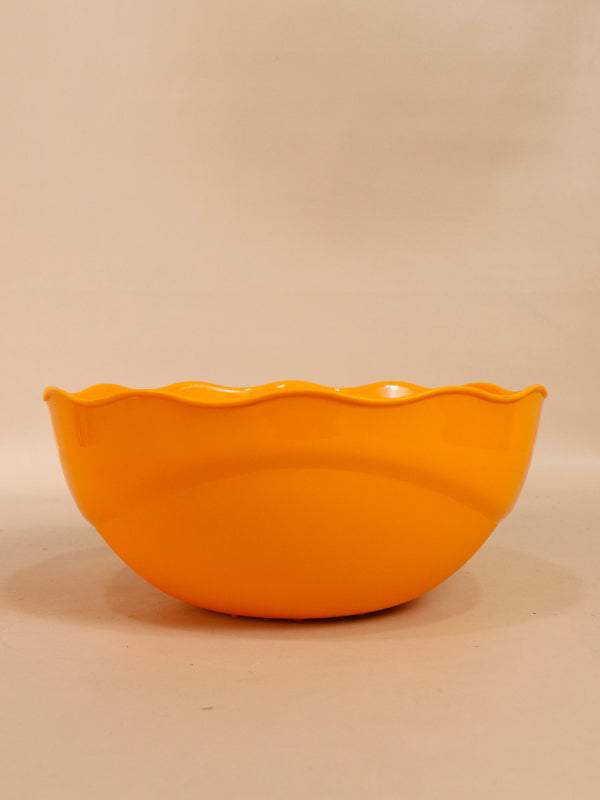 Orange Plastic Serving Bowl MB09