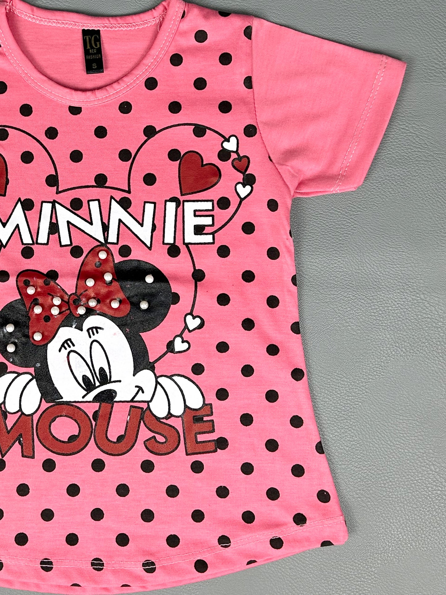 2.5Yrs - 7Yrs Minnie Pink T-Shirt For Girls TB GTS32