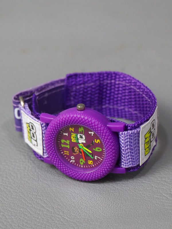 Purple Ben 10 Wrist Watch For Boys KWW21