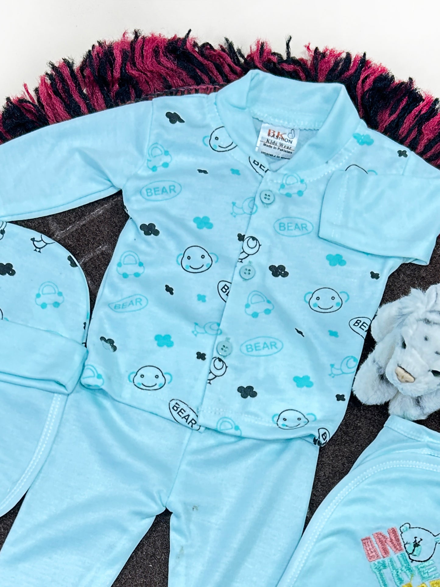 0Mth - 3Mth The Wild 5Pcs Gift Set For Newborn HG NBGS235