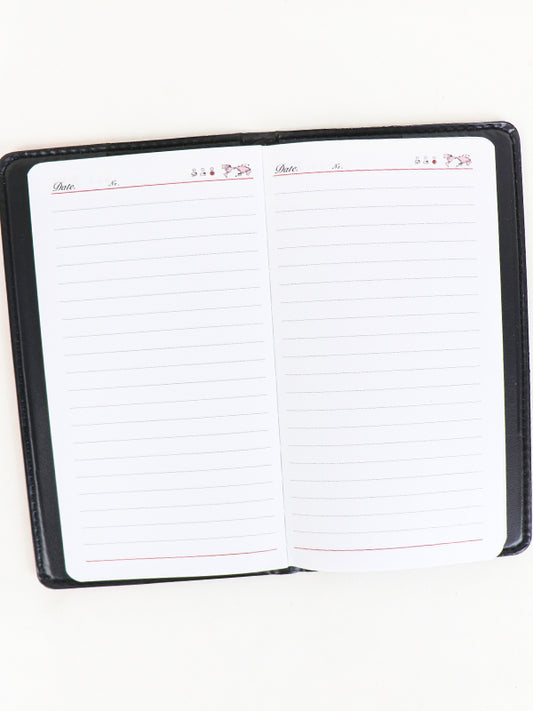 Leather Styled Diary Black