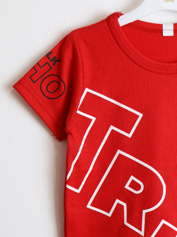 ATT Boys T-Shirt 1 Yrs - 4 Yrs TR Red