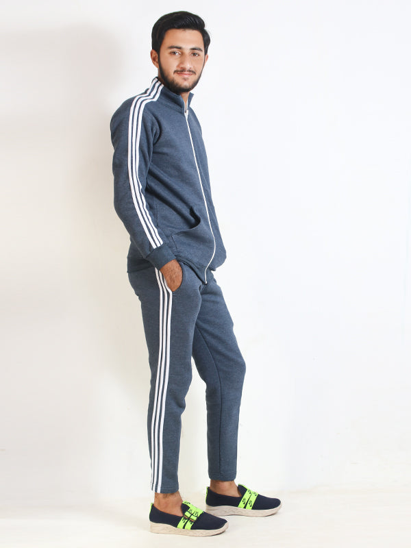 Men's 3-Stripes Track Suit Slate Blue