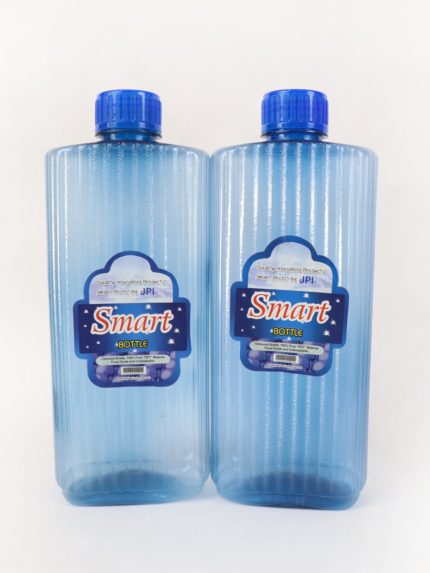 Smart Transparent Water Bottle Blue