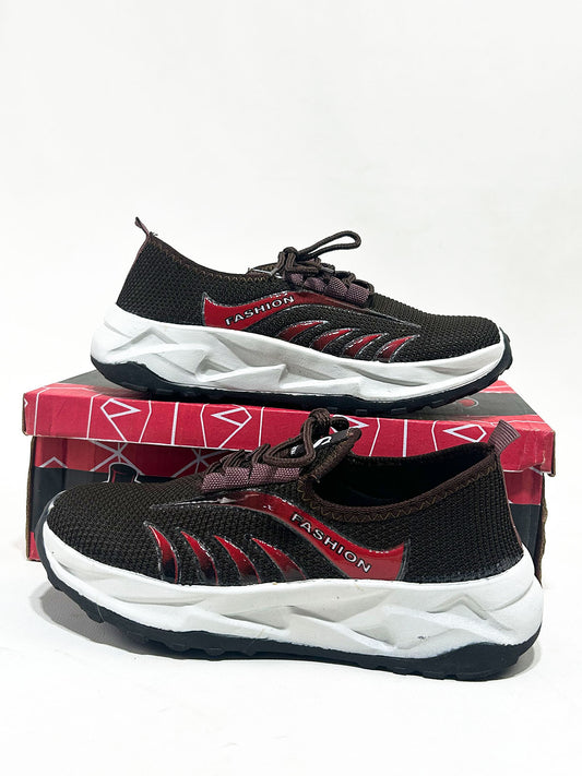 Dark Brown Casual Sneakers For Men MJS251