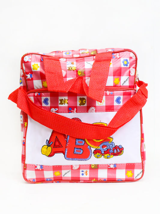 Newborn Baby Diapers Bag ABC Red