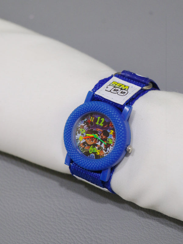 Blue Ben 10 Wrist Watch For Boys KWW21