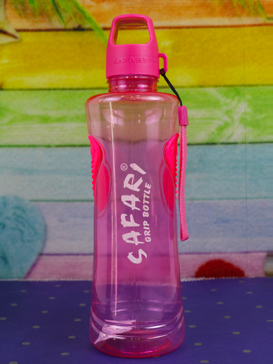 WTB17 Safari Pink Plastic Transparent Water Bottle - 800ML