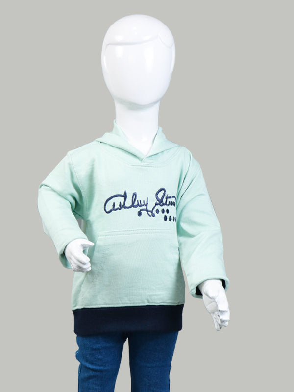 KH07 Kids Pullover Hoodie 1.5Yrs - 5Yrs S Light Green