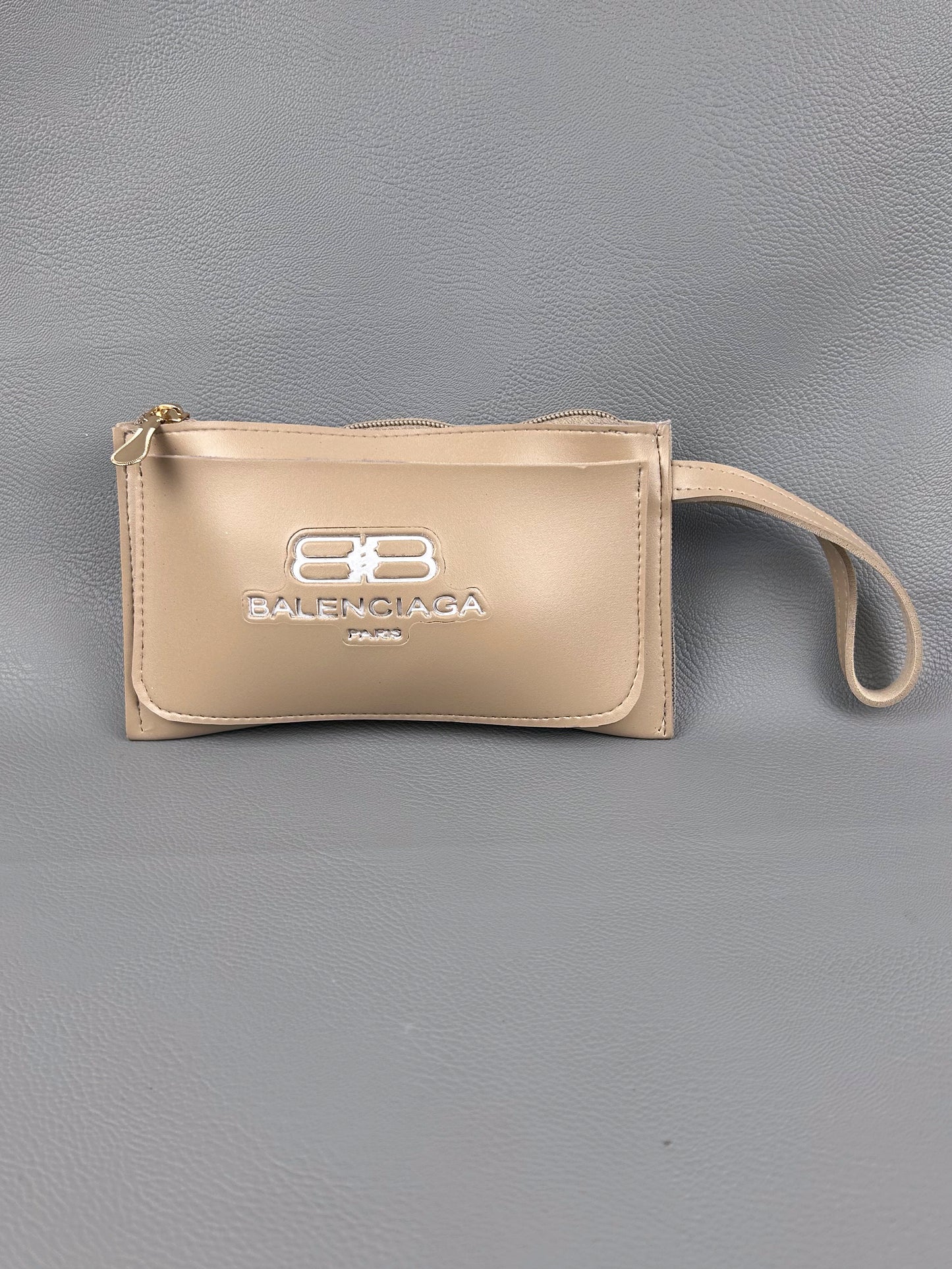 Beige Hand Pouch For Women's WHB71