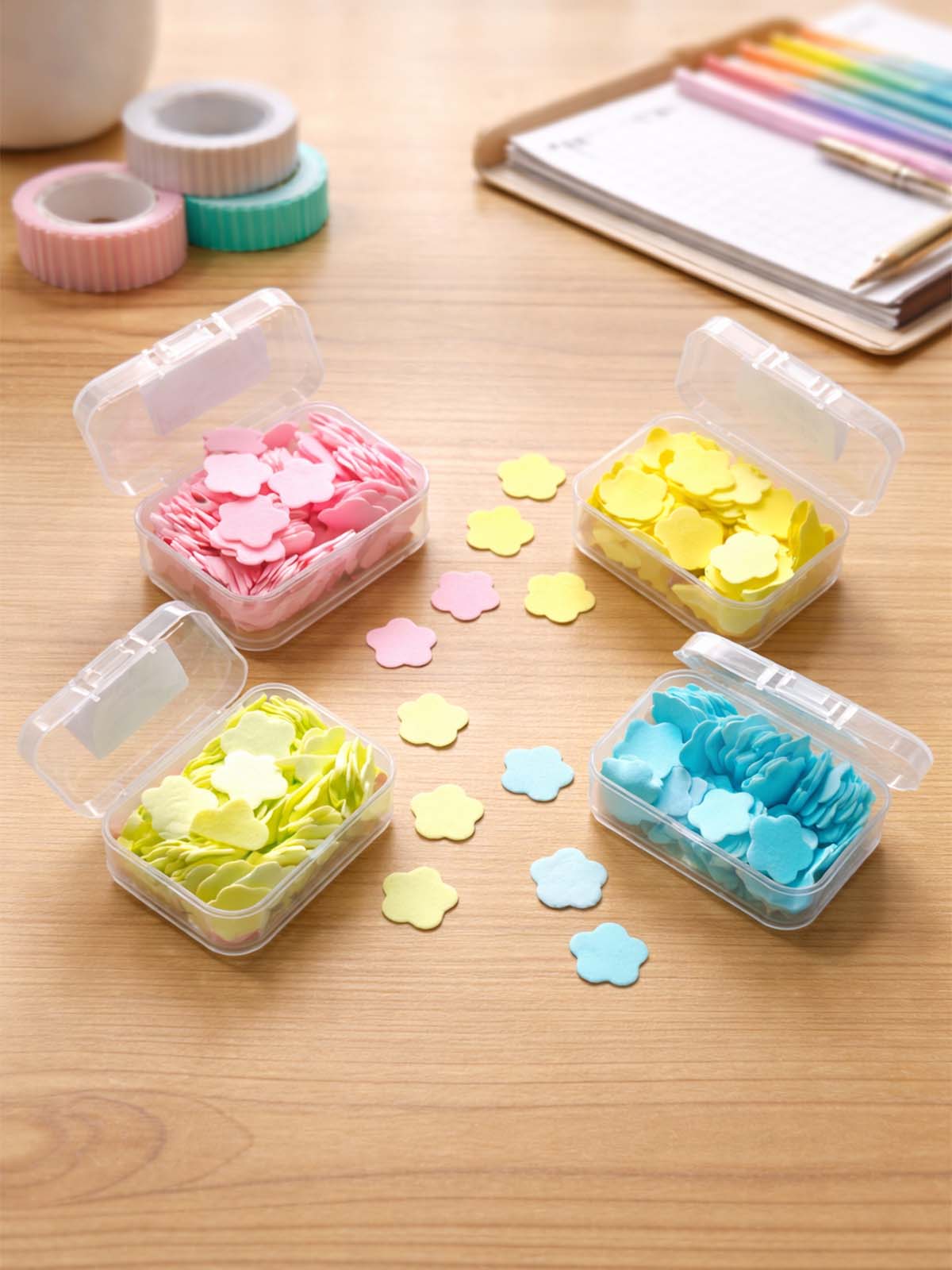 Pack of 4 Petal Paper Soap