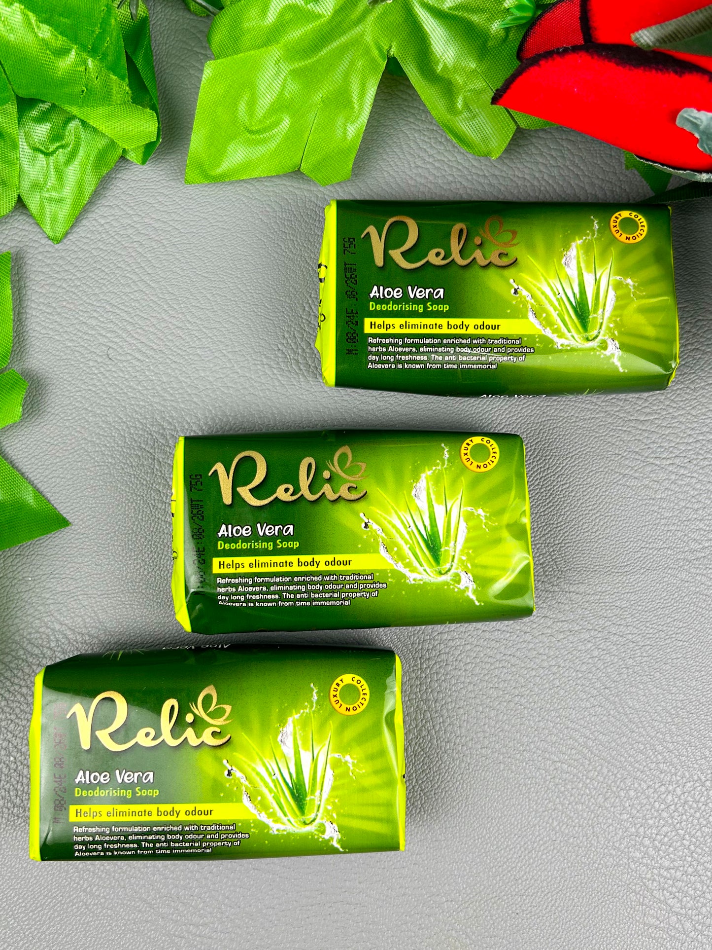 Pack of 3 Relic Aloe Vera Beauty Soap