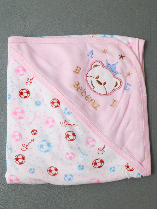 Light Pink Wrapping Sheet For Newborn NWS04