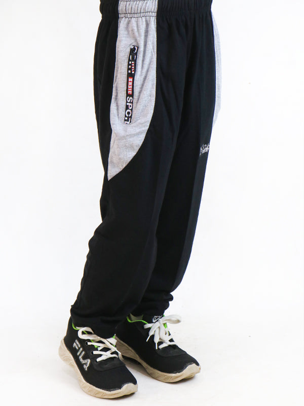 9Yrs - 14Yrs Black Jersey Trouser For Boys LF BT21