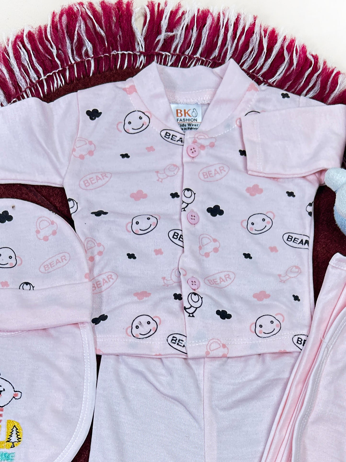 0Mth - 3Mth The Wild 5Pcs Gift Set For Newborn HG NBGS236