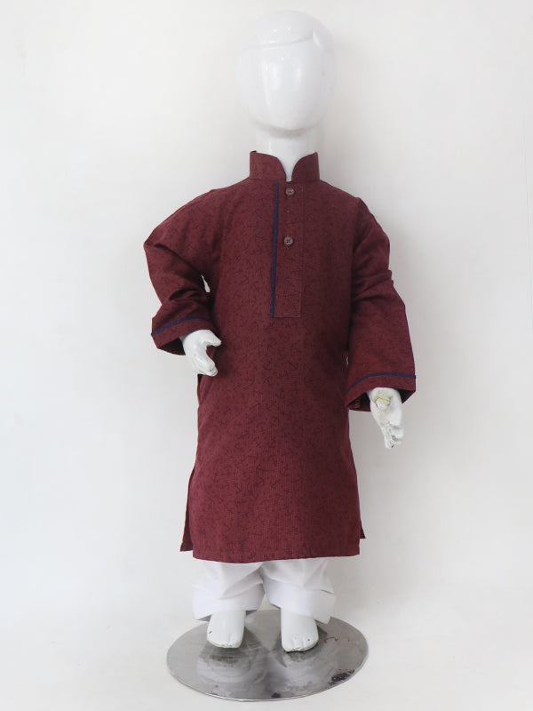 BKS15 Boys Shalwar Kameez Suit 2Yrs - 14Yrs Maroon