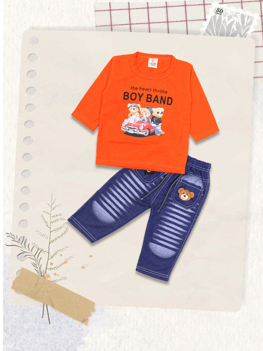 HG Newborn Baba Suit 3Mth - 9Mth Boy Band Orange
