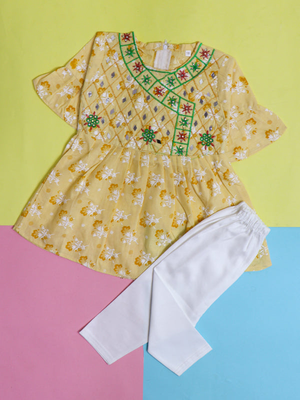 GS39 RZ Girls Suit 1.5Yrs - 4Yrs Light Yellow