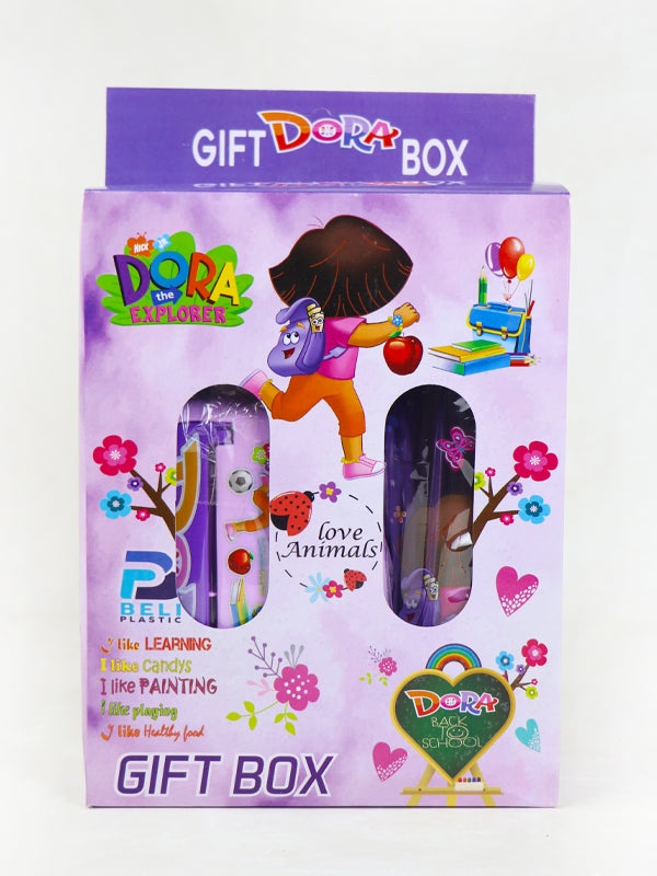 Kids Lunch Box & Water Bottle Dora Gift Box