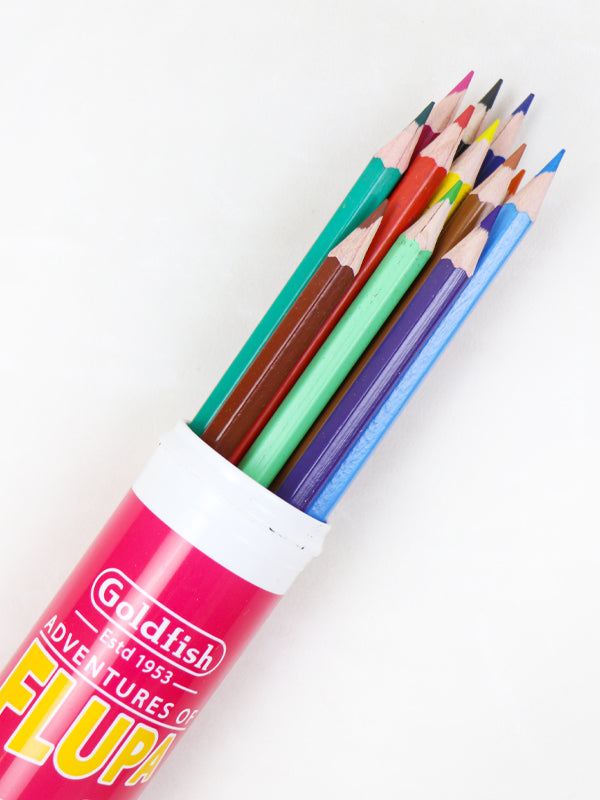 Goldfish Flupa Color Lead Pencils - 12Pcs