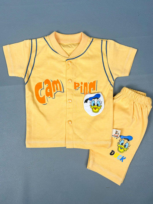 3Mth - 9Mth Camping Yellow Baba Suit For Newborns FG NBS311
