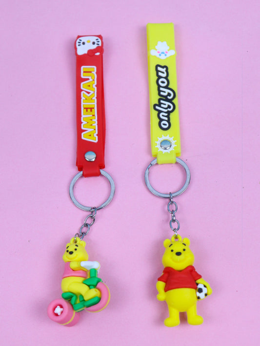 KC17 Pack Of 2 Key Chain Multicolor