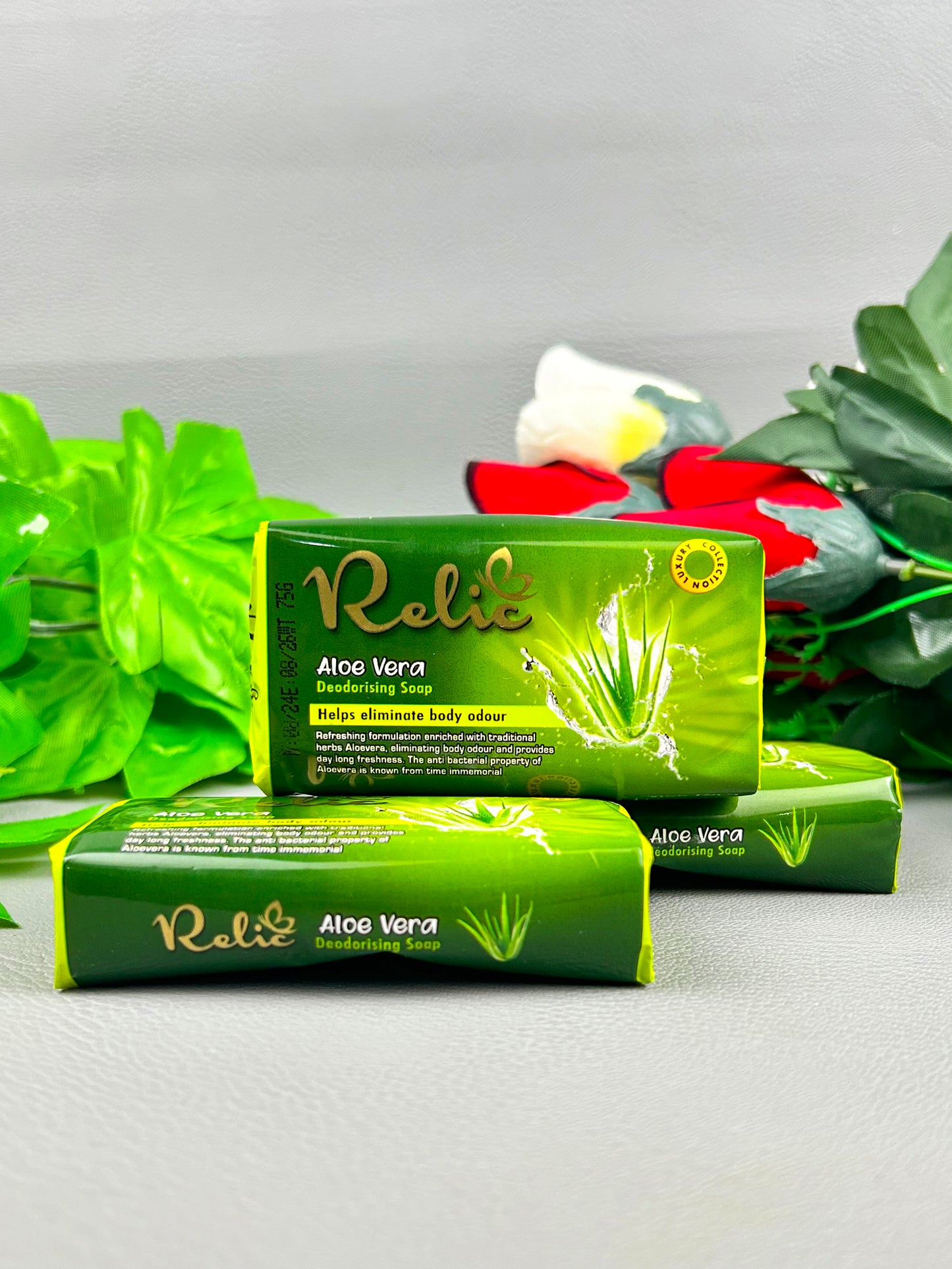 Pack of 3 Relic Aloe Vera Beauty Soap