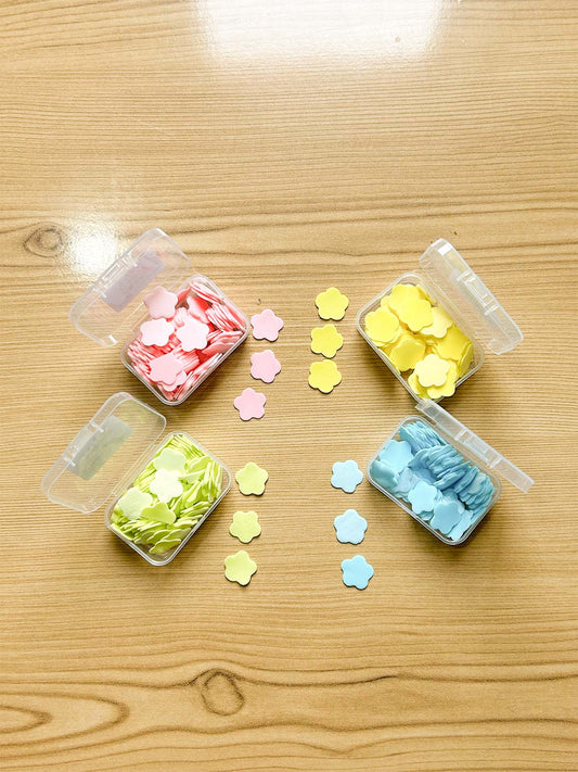 Pack of 4 Petal Paper Soap