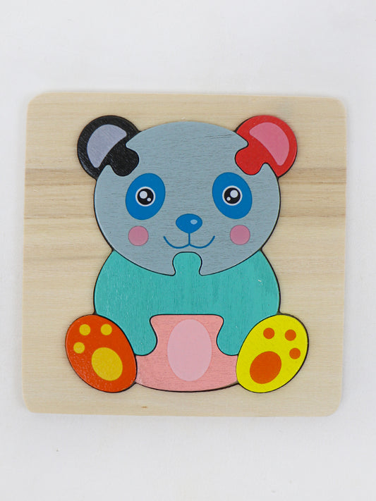 Wooden Bear Decorative Art Jigsaw Puzzle for Kids