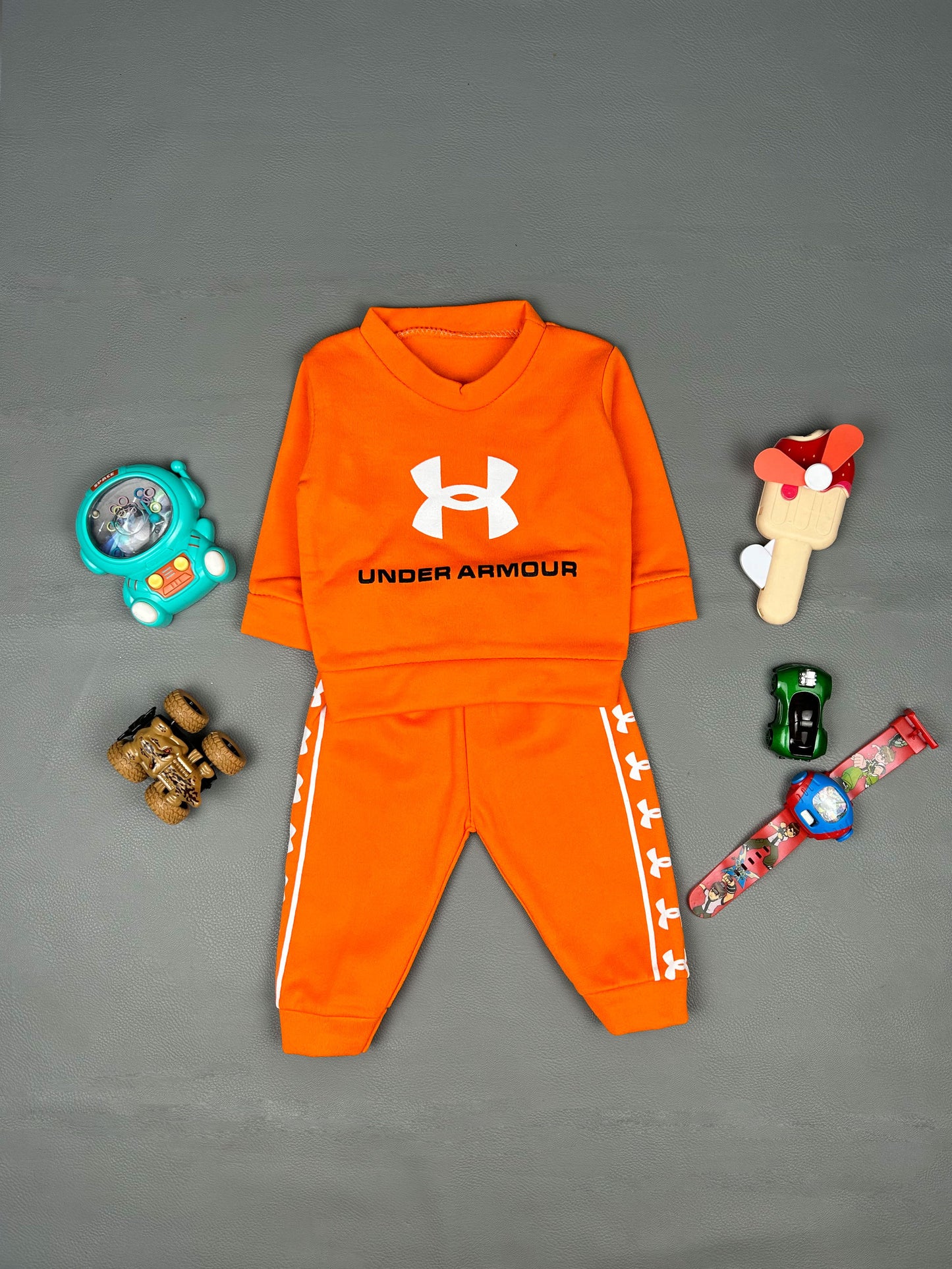 3Mth - 9Mth UA Orange Suit For Newborns SG NBS161