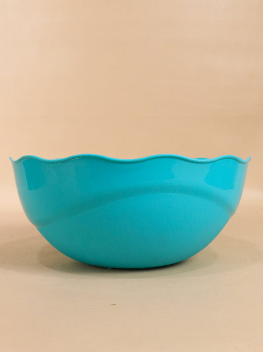 Turquoise Plastic Serving Bowl MB09