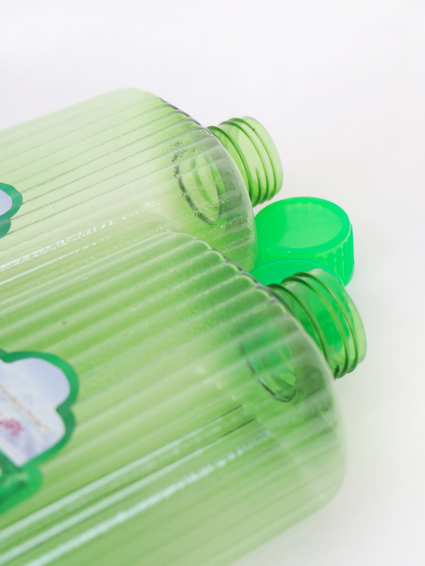 Smart Transparent Water Bottle Green