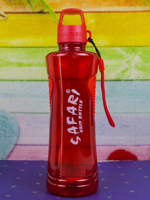 WTB17 Safari Red Plastic Transparent Water Bottle - 800ML