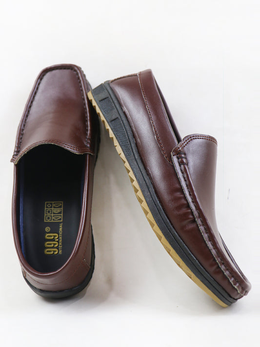 MS12 Men's Formal Shoes Dark Brown