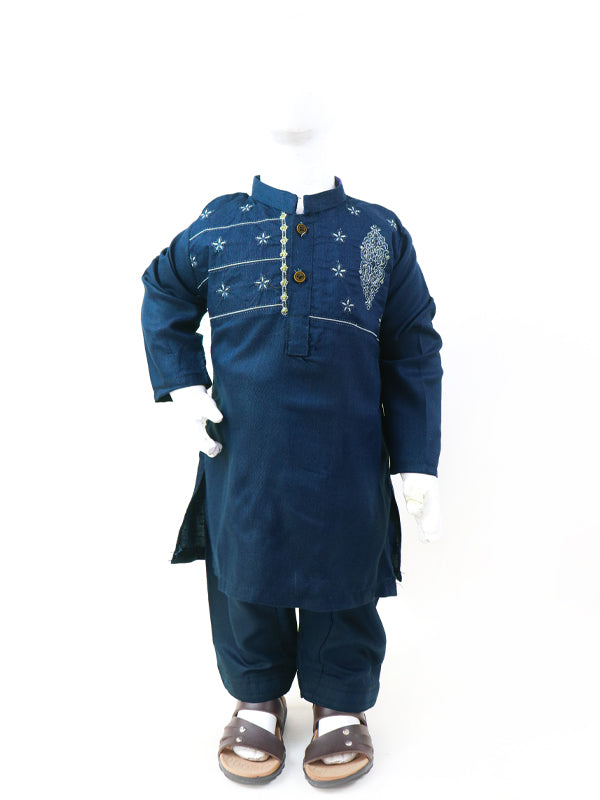 BKS24 IQ Boys Shalwar Kameez Suit 2Yrs - 14Yrs Blue