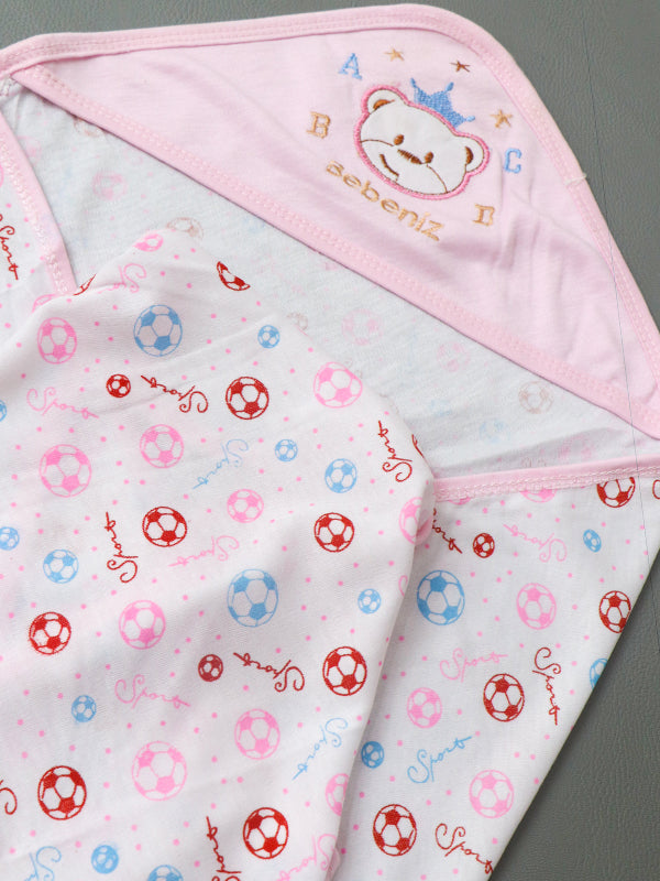 Light Pink Wrapping Sheet For Newborn NWS04