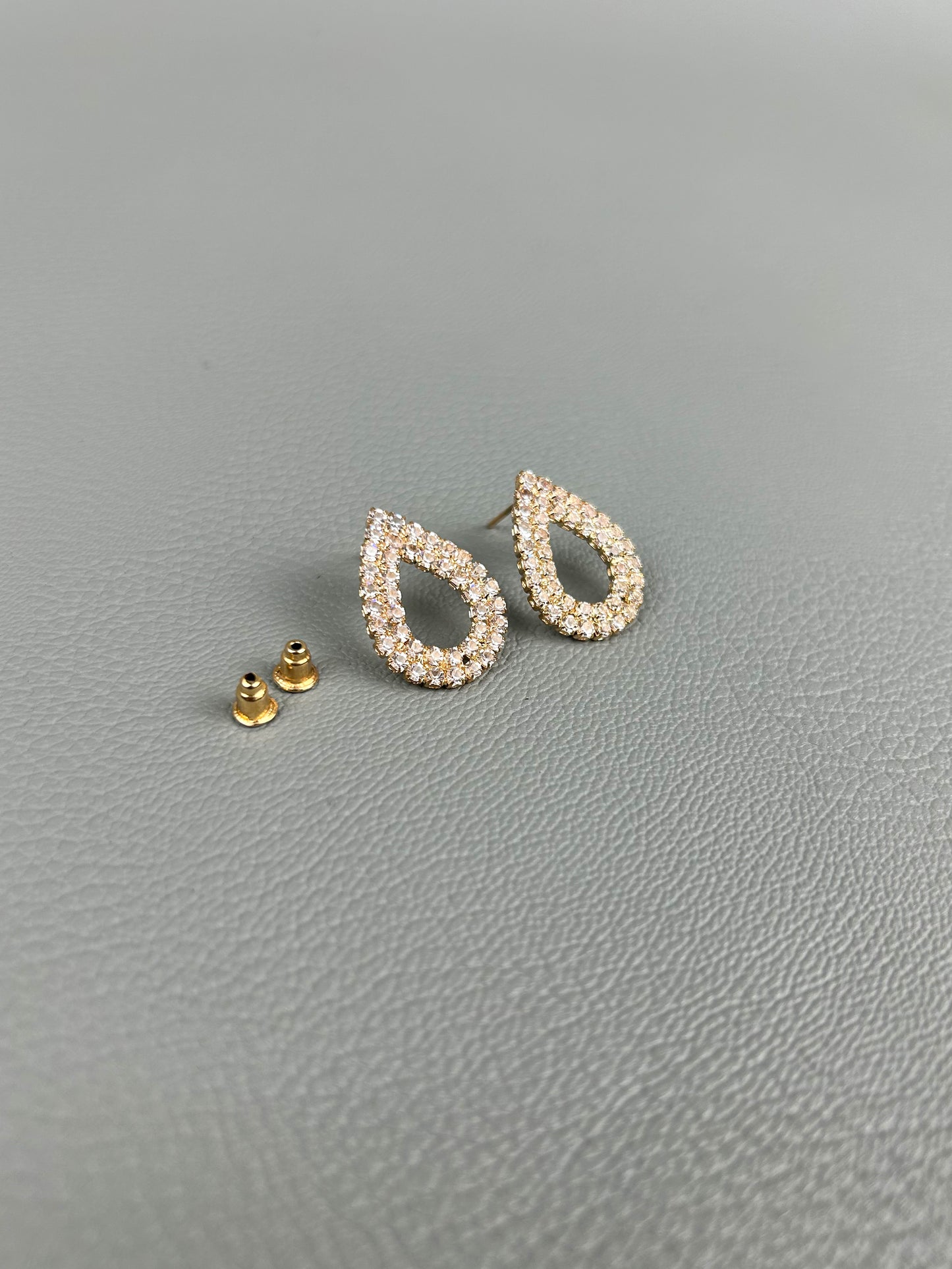 Golden Tear Drop Earrings For Women/Girls WER12