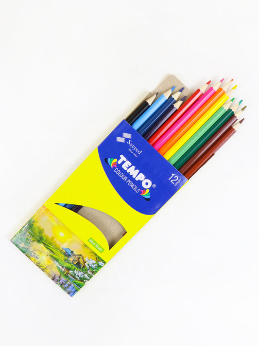Pack Of 12 Tempo Colour Pencils