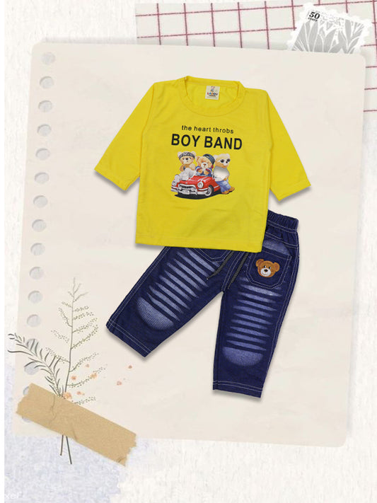 HG Newborn Baba Suit 3Mth - 9Mth Boy Band Yellow