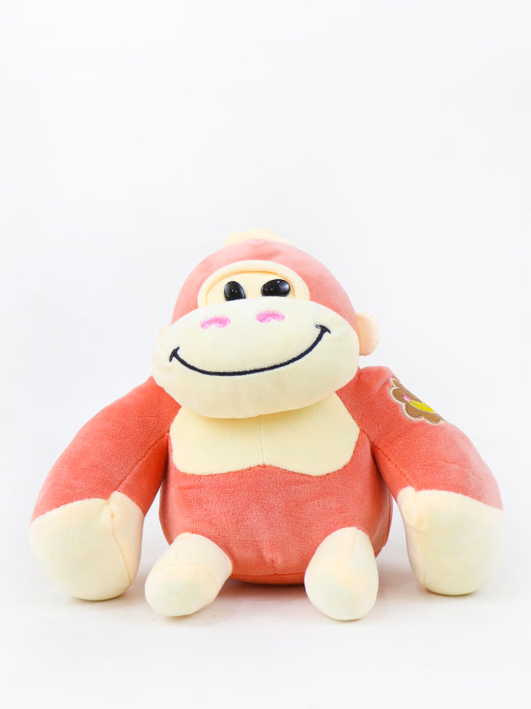 Little Monkey Stuffed Toy for Kids Light Pink